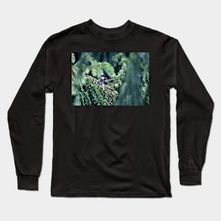 "Bye Bye"  (cute little wing) Long Sleeve T-Shirt